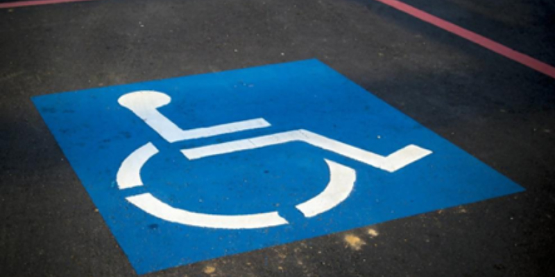 handicapped parking spot #3