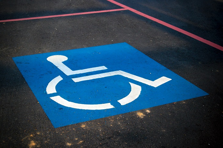 Disabled Parking - handicap parking sign