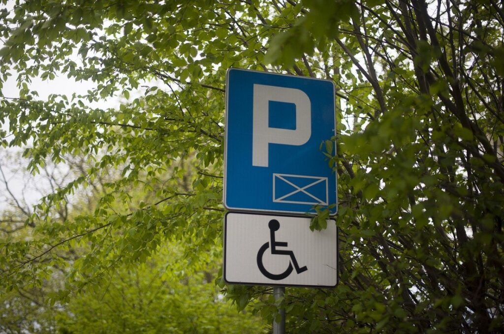 Disabled Parking - wheelchair only disabled parking sign
