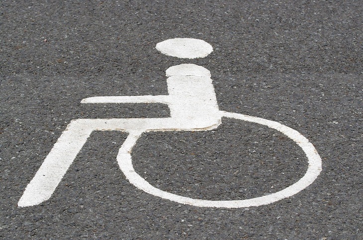 Disabled Parking - wheelchair only parking