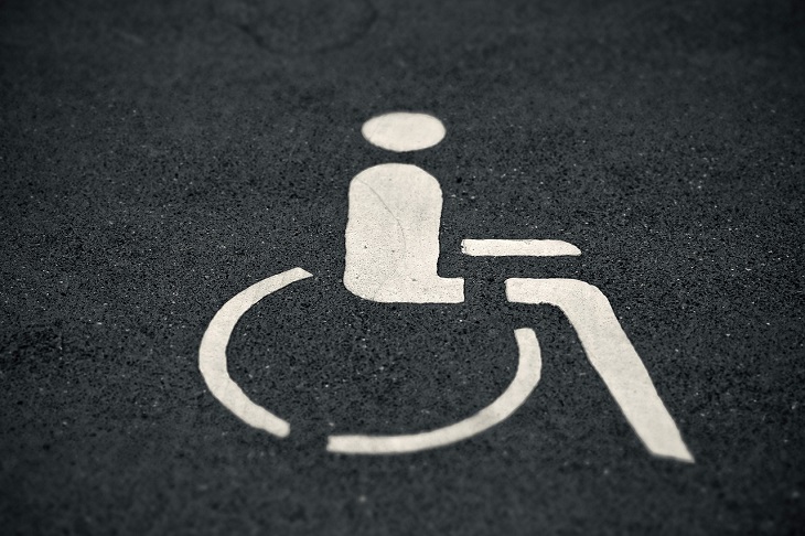 Disabled Parking - handicap parking sign