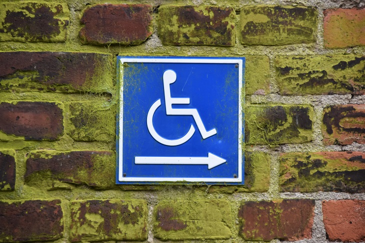Disabled Parking - accessible parking sign