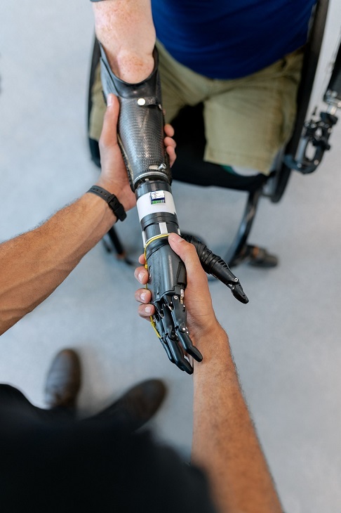 Disabled Parking - prosthetic arm