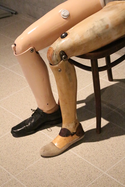Disabled Parking - prosthetic leg