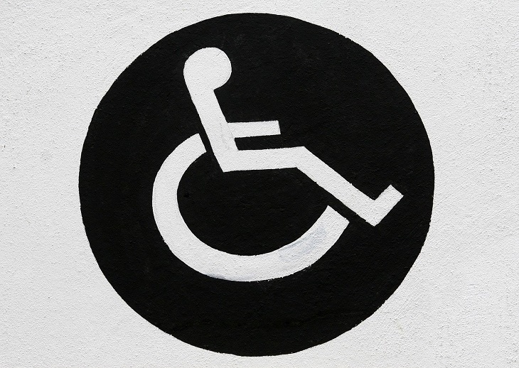 disabled parking access symbol