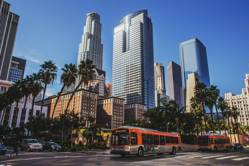 los angeles city street