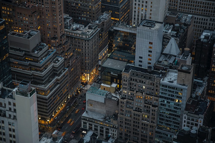 new york city aerial view