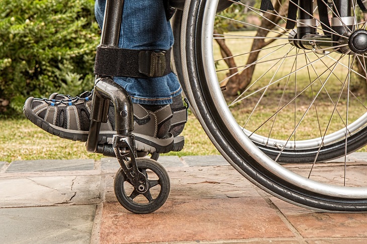 person in wheelchair