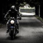 person riding motorbike