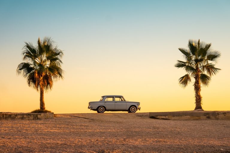 car during summertime